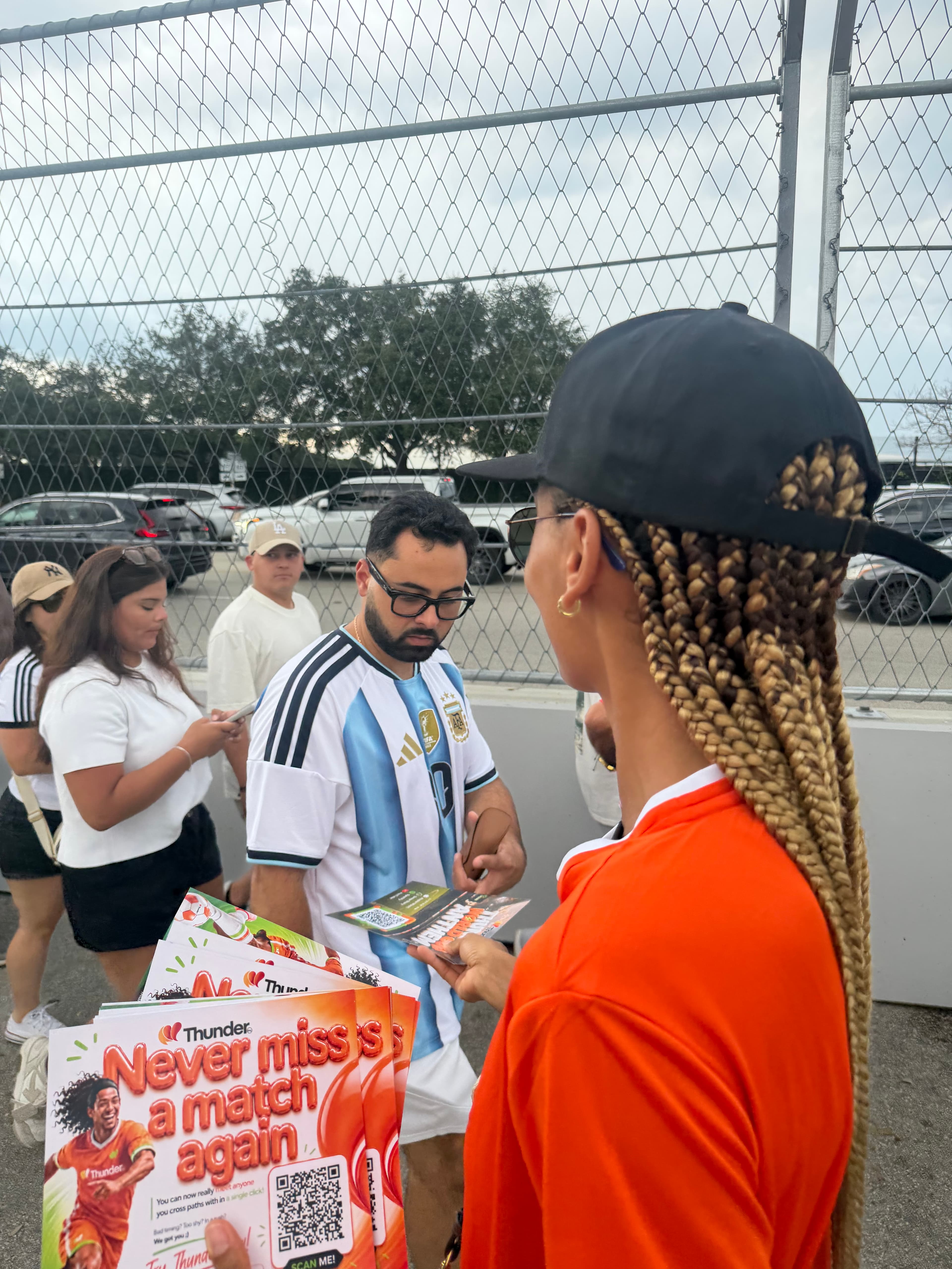 Meeting the crowd